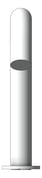 Front Image of Spout Hob Nero Mecca Sensor
