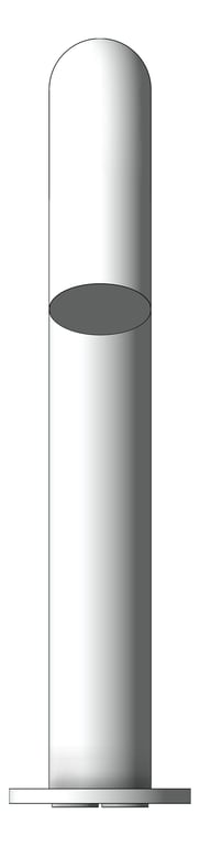 Front Image of Spout Hob Nero Mecca Sensor