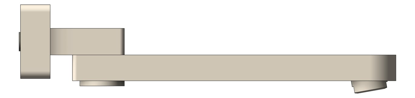 Left Image of Spout Wall Nero Bianca Bath