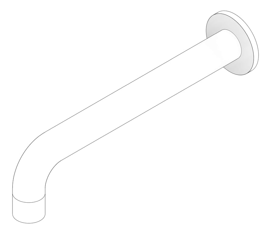 3D Documentation Image of Spout Wall Nero Dolce Basin Bath