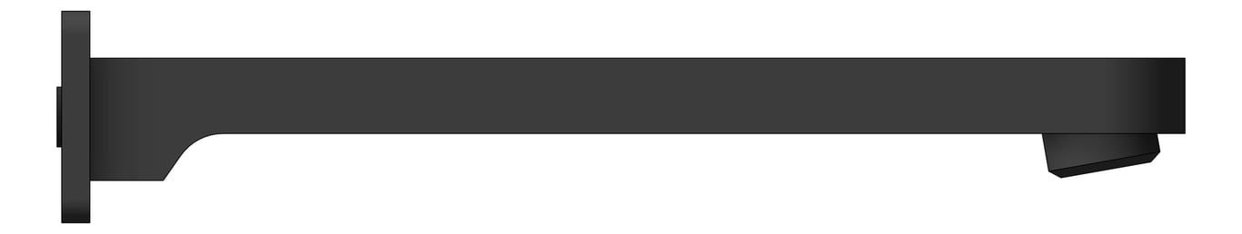 Left Image of Spout Wall Nero Ecco Bath