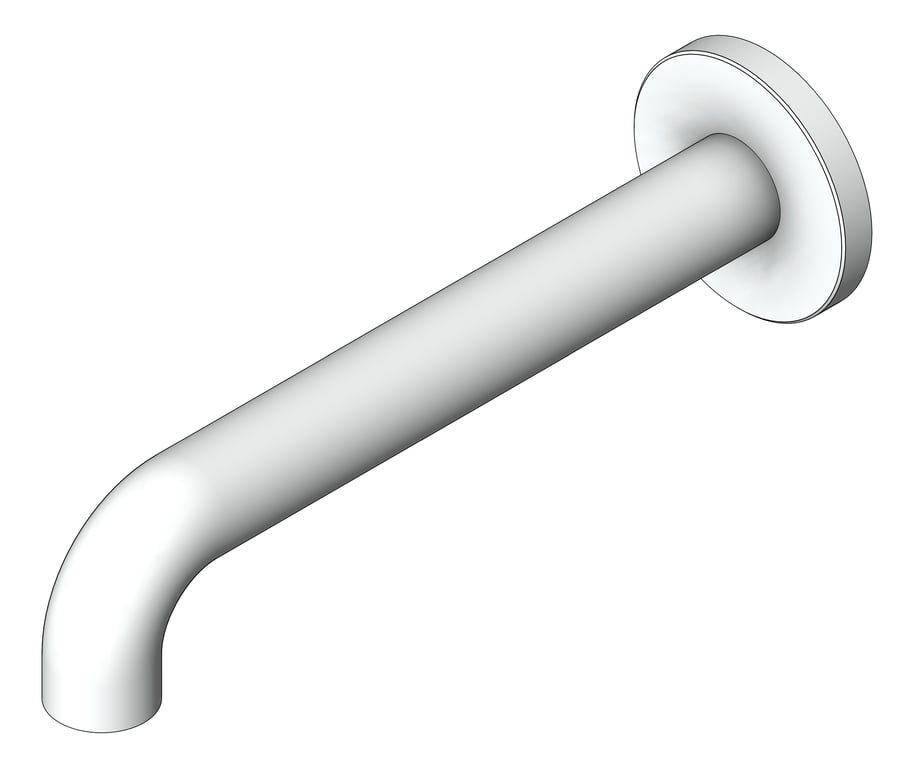 Navigate to Spout Wall Nero Mecca Basin Bath