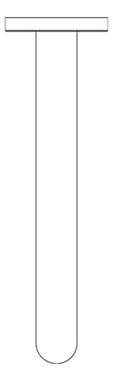 Plan Image of Spout Wall Nero Mecca Basin Bath
