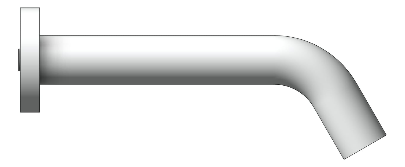 Left Image of Spout Wall Nero Mecca Sensor