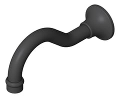 3D Shaded Image of Spout Wall Nero York Basin Bath