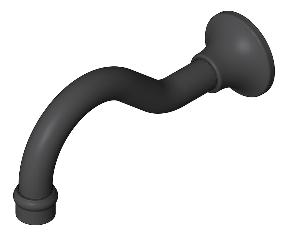 Navigate to Spout Wall Nero York Basin Bath