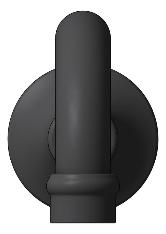 Front Image of Spout Wall Nero York Basin Bath