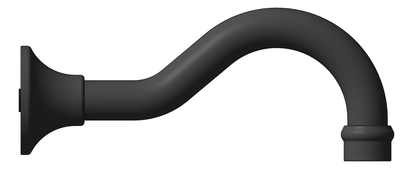 Left Image of Spout Wall Nero York Basin Bath