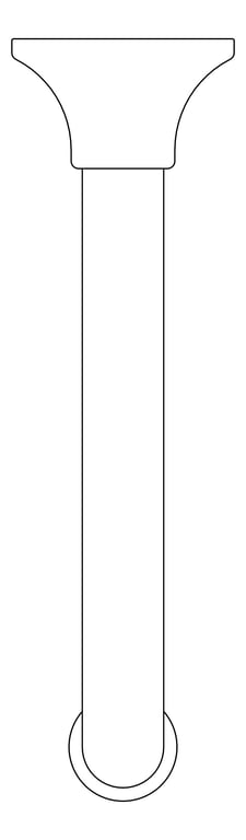 Plan Image of Spout Wall Nero York Basin Bath