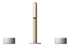 Front Image of TapSet Basin Nero Serenity EdgeSpout