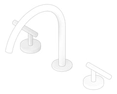 3D Documentation Image of TapSet BathKitchen Nero Mecca Arc Spout