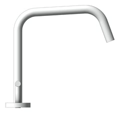 Left Image of TapSet BathKitchen Nero Mecca Edge SpoutII