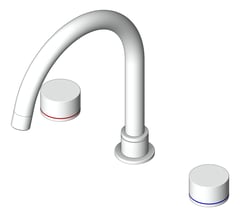 3D Shaded Image of TapSet Bath Nero Kara