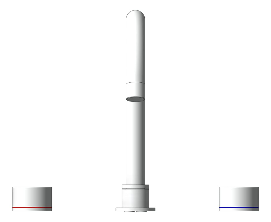 Front Image of TapSet Bath Nero Kara