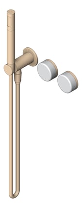 3D Shaded Image of TapSet Shower Nero Serenity Progressive Slim