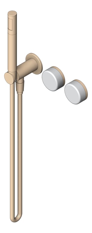 Image of TapSet Shower Nero Serenity Progressive Slim