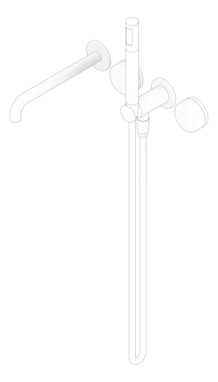 3D Documentation Image of TapSet Shower Nero Serenity Progressive Spout