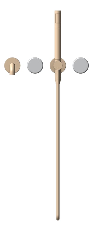 Front Image of TapSet Shower Nero Serenity Progressive Spout