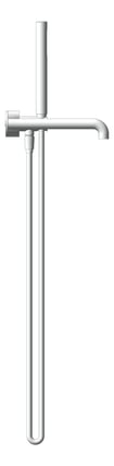 Left Image of TapSet Wall Nero KaraProgressive Shower Spout