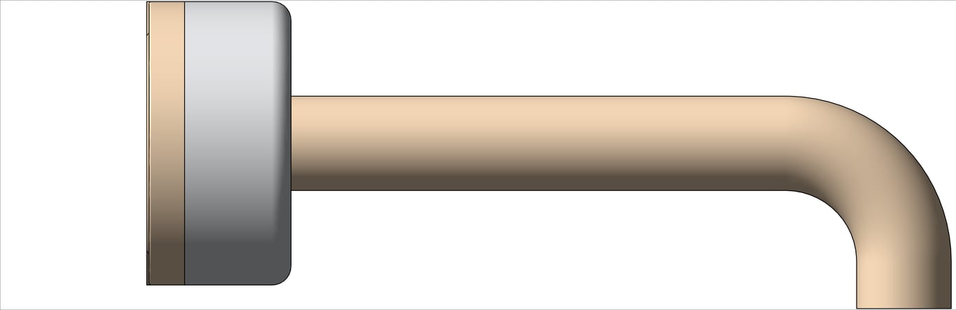 Left Image of TapSet Wall Nero Serenity Basin