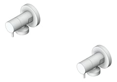 3D Shaded Image of TapSet Wall Nero WashingMachine