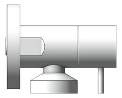 Left Image of TapSet Wall Nero WashingMachine