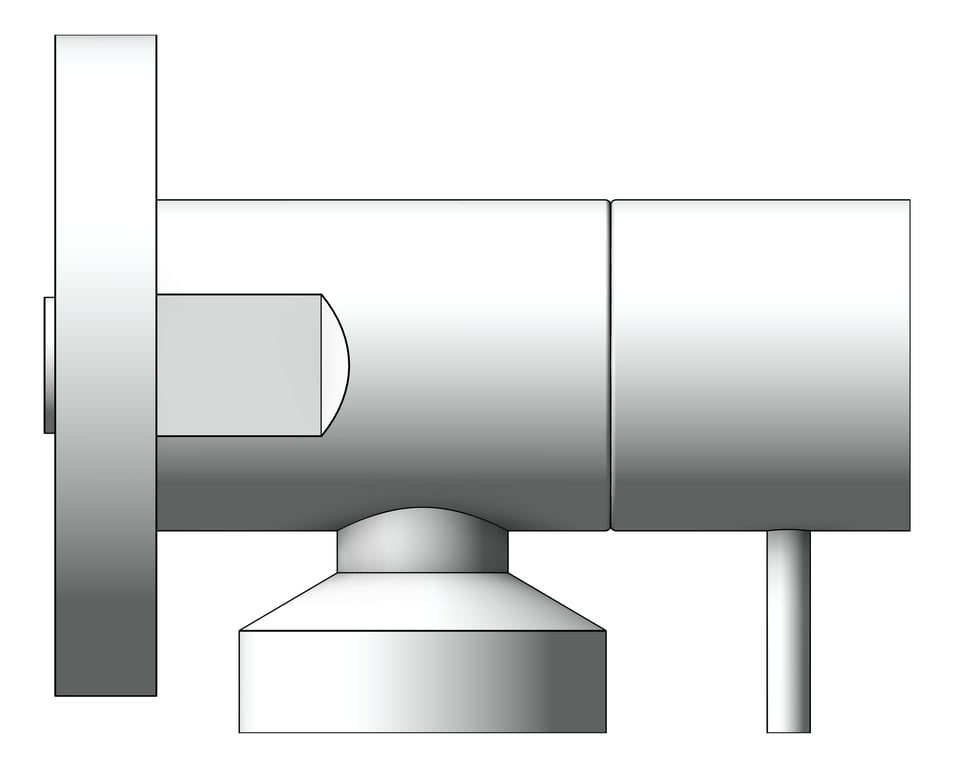 Left Image of TapSet Wall Nero WashingMachine