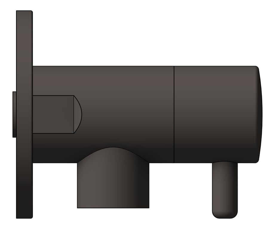 Left Image of Tap Wall Nero CisternStop Mini