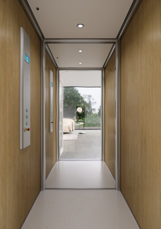 Eltec Volare - Lift Cabin Image.jpg Image of Next Level Elevators - EltecVolare