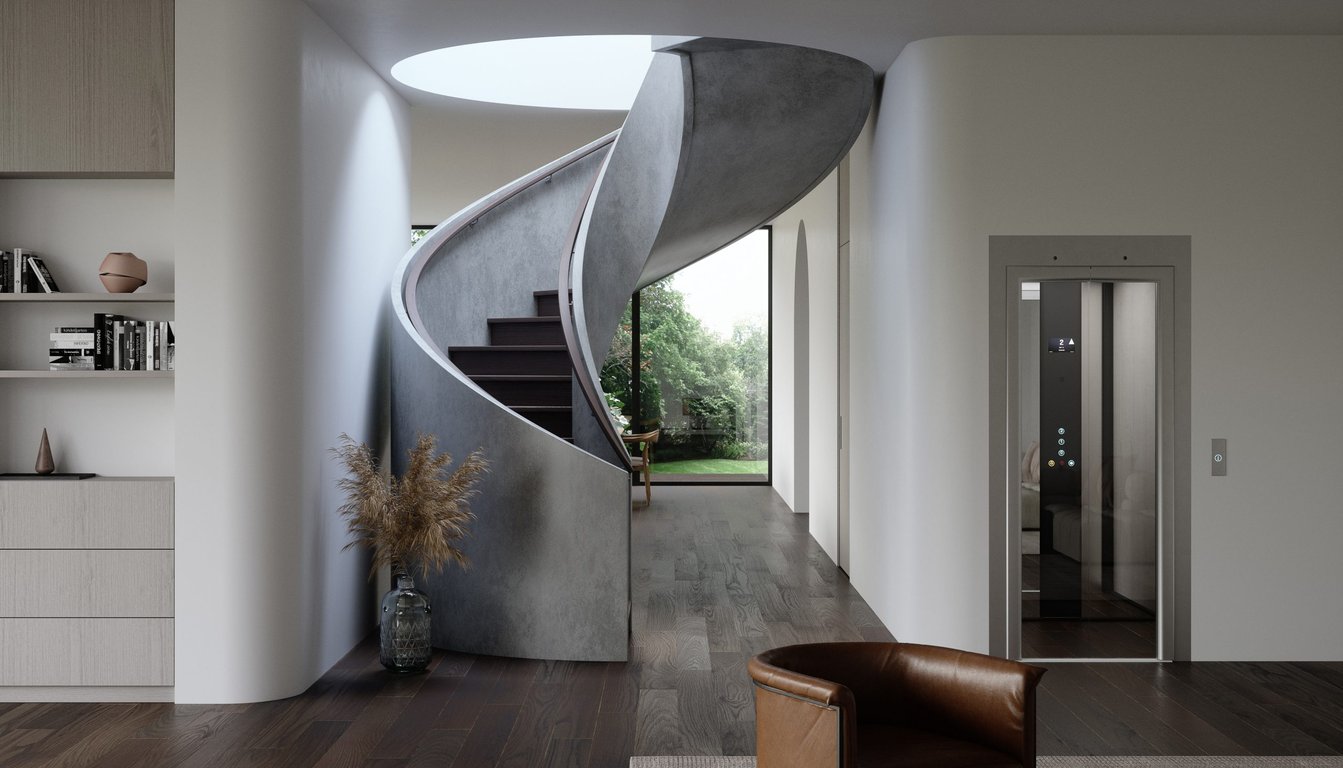 Eltec HLB - Residential Lift - In Situ Image.jpg Image of Next Level Elevators - EltecHLB - Wall
