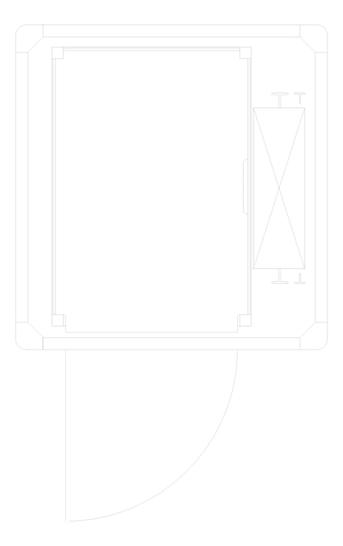Plan Image of Lift Freestanding Eltec EltecHLB SingleEntry Swing