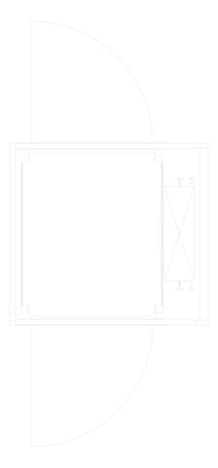 Plan Image of Lift SelfSupporting Eltec EltecHLB ThroughCar Swing