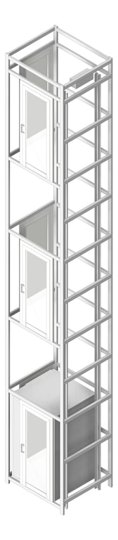 Lift SelfSupporting Eltec EltecHLB ThroughCar Swing SideExit