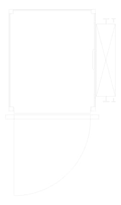 Plan Image of Lift Wall Eltec EltecHLB SingleEntry Swing