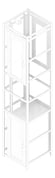 3D Documentation Image of Lift SelfSupporting Eltec EltecVolare ThroughCar