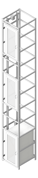 3D Shaded Image of Lift SelfSupporting Eltec EltecVolare SingleEntry