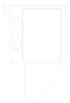Plan Image of Lift SelfSupporting Eltec EltecVolare SingleEntry