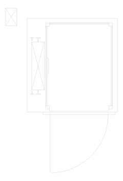 Plan Image of Lift Wall Eltec EltecVolare SingleEntry