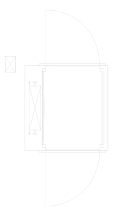 Plan Image of Lift Wall Eltec EltecVolare ThroughCar