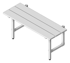 3D Shaded Image of ShowerSeat Folding Oliveri Care SupportLegs