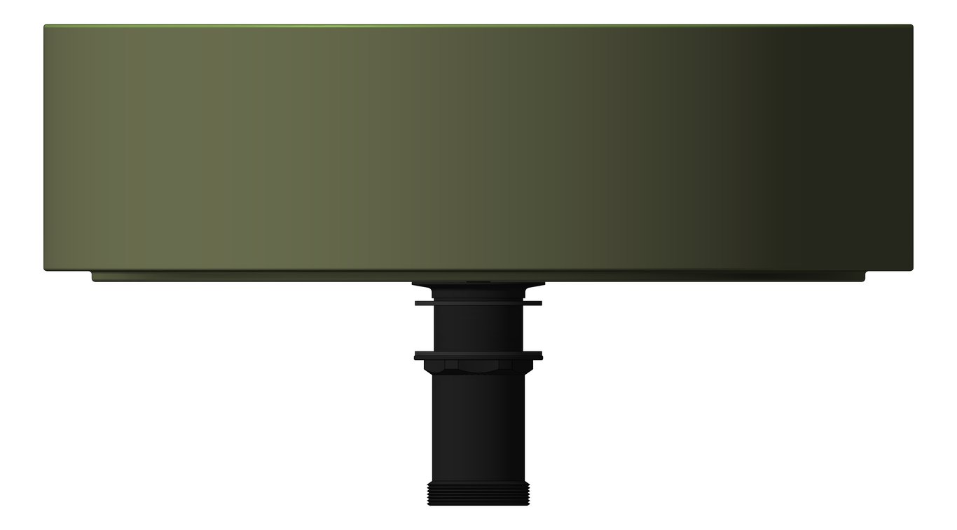 Front Image of Basin AboveCounter Oliveri Terzofoco Circular Short