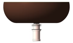 Front Image of Basin AboveCounter Oliveri Terzofoco