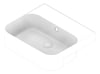 3D Documentation Image of Basin Oliveri Dublin SemiRecessed