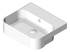 3D Shaded Image of Basin Oliveri Dublin SemiRecessed