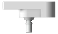 Left Image of Basin Oliveri Dublin SemiRecessed