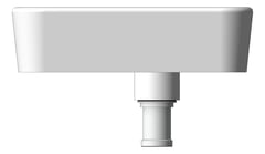 Front Image of Basin Oliveri Dublin WallHung Left