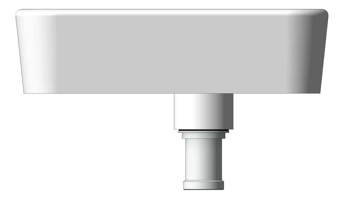 Front Image of Basin Oliveri Dublin WallHung Left