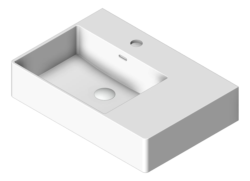 Image of Basin WallHung Oliveri Munich Left