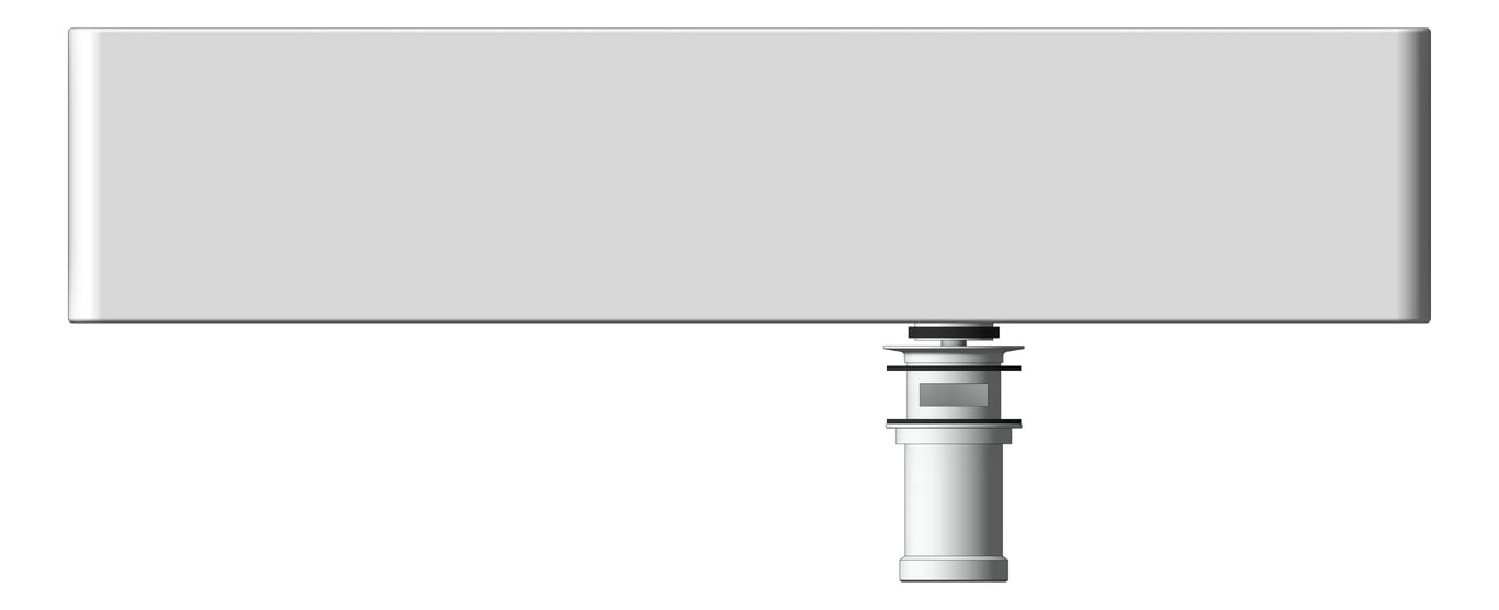 Front Image of Basin WallHung Oliveri Munich Right