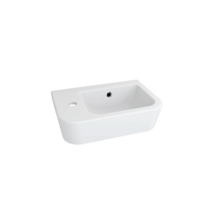 Dublin-Compact-Wall-Hung-Basin-With-Left-Tap-Landing-Oliveri-Image1 Image of Basin Oliveri Dublin WallHung Left